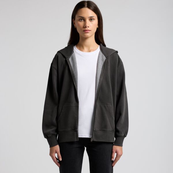 Wo's Relax Faded Zip Hood Thumbnail